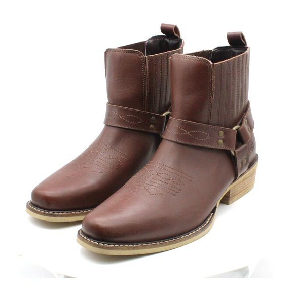 Dingo Men's Black Bart Boots Men's Shoes - Picture 7 of 8